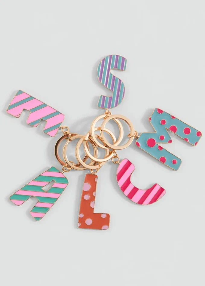 Klíčenka s iniciály