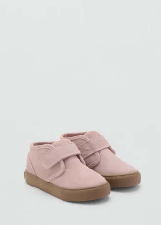 Kožené boty na suchý zip