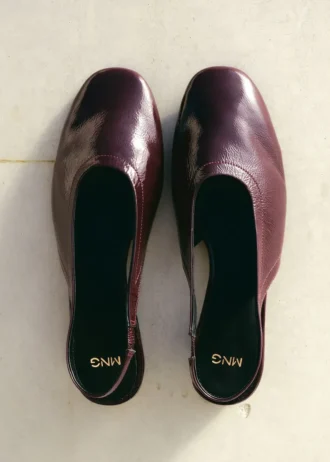 Kožené boty s blokovým podpatkem