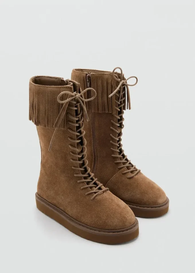 Kožené boty s třásněmi Kožené boty s třásněmi