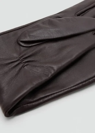 Kožené dlouhé rukavice