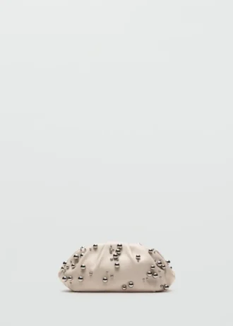 Kožená kabelka s detailem v podobě kuliček