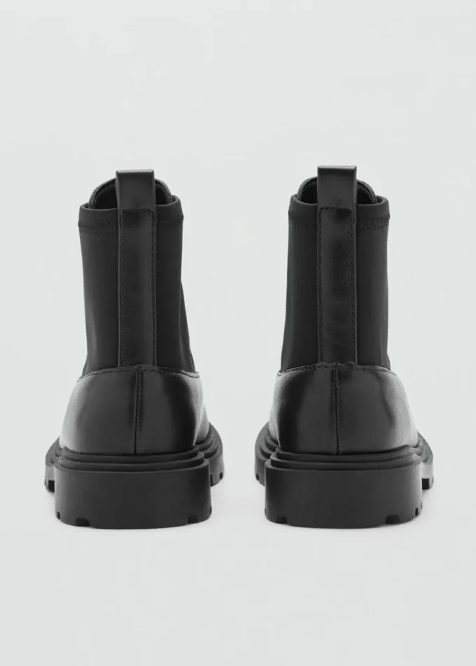 Kožené kotníkové boty na zip Kožené kotníkové boty na zip