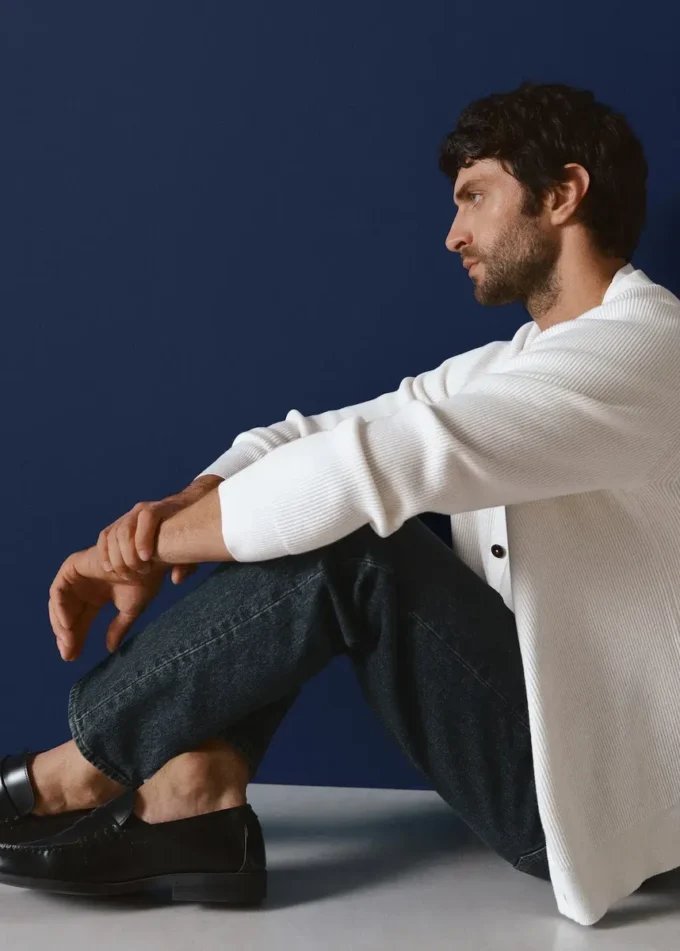 Kožené mokasíny Kožené mokasíny