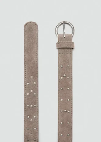 Kožený opasek s cvočky