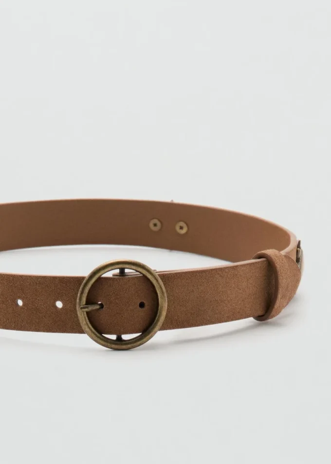 Kožený opasek se slunečními motivy Kožený opasek se slunečními motivy