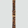 Kožený pásek s leopardím potiskem Kožený pásek s leopardím potiskem