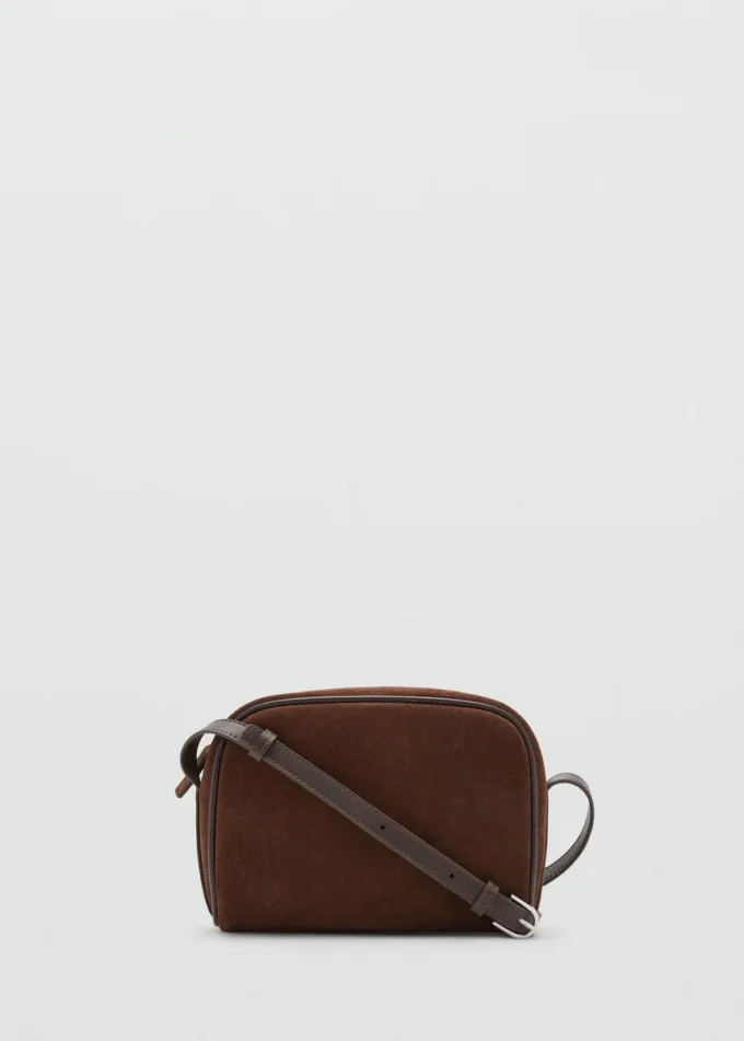 Kožená taška přes rameno ze semiše Kožená taška přes rameno ze semiše