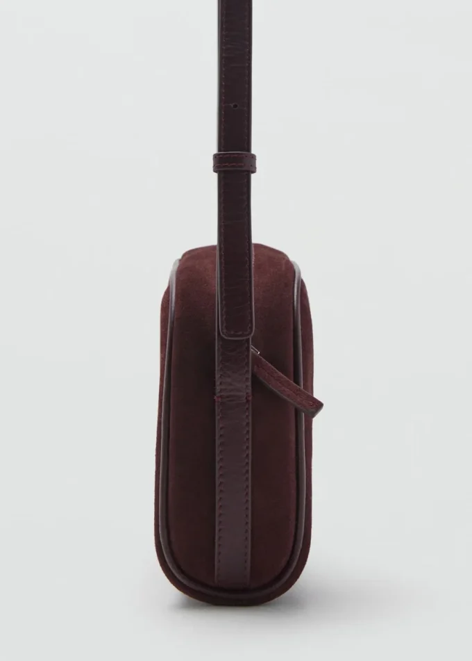 Kožená taška přes rameno ze semiše Kožená taška přes rameno ze semiše