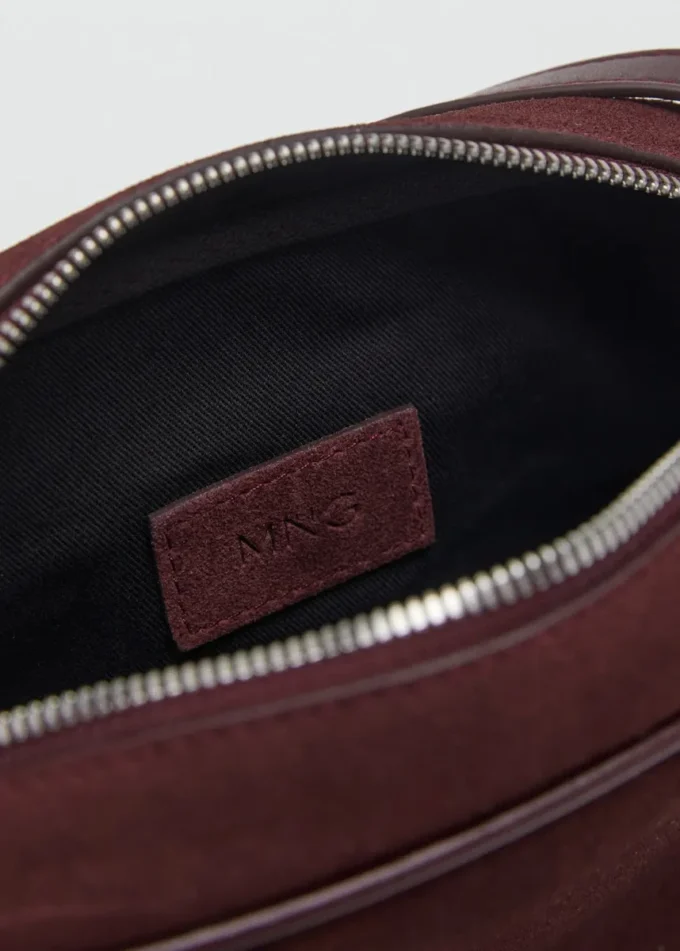 Kožená taška přes rameno ze semiše Kožená taška přes rameno ze semiše