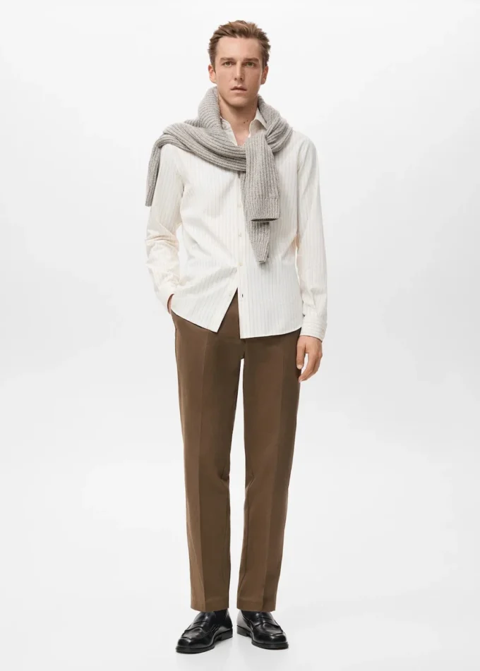 Košile s pruhy, 100% bavlna, regular fit Košile s pruhy, 100% bavlna, regular fit