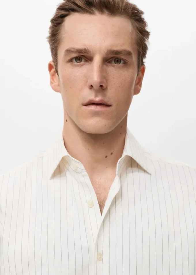 Košile s pruhy, 100% bavlna, regular fit Košile s pruhy, 100% bavlna, regular fit