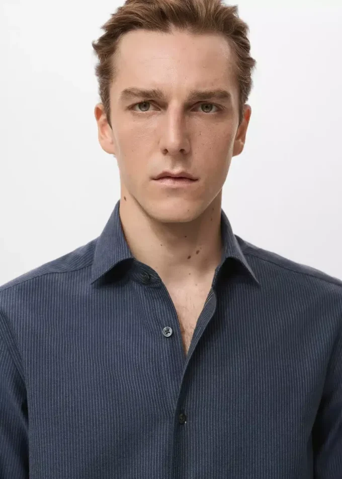 Košile s pruhy, 100% bavlna, regular fit Košile s pruhy, 100% bavlna, regular fit