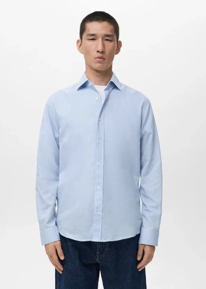 Košile z 100% bavlněné flanelové látky, regular fit Košile z 100% bavlněné flanelové látky, regular fit