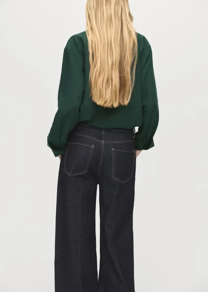 Košile z lyocellu se skrytými knoflíky Košile z lyocellu se skrytými knoflíky