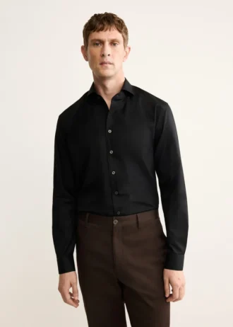 Košile ze 100% bavlny s pravidelným střihem Košile ze 100% bavlny s pravidelným střihem