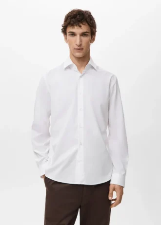 Košile ze 100% bavlny s pravidelným střihem Košile ze 100% bavlny s pravidelným střihem