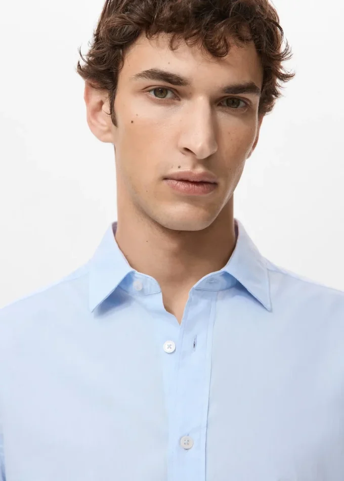 Košile ze 100% bavlny s pravidelným střihem Košile ze 100% bavlny s pravidelným střihem