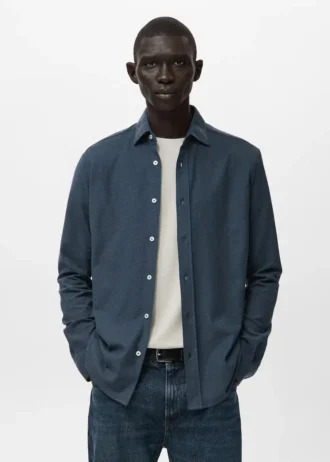 Košile ze 100% bavlny se slim fit střihem Košile ze 100% bavlny se slim fit střihem