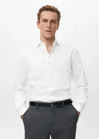 Košile ze 100% bavlny se slim fit střihem