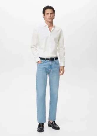 Košile ze 100% bavlny se slim fit střihem Košile ze 100% bavlny se slim fit střihem