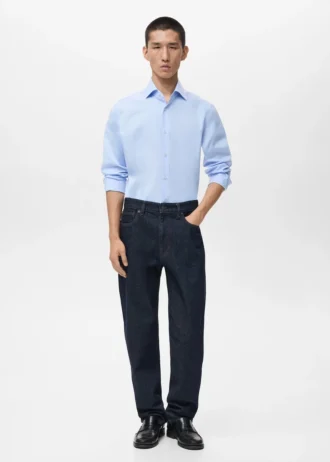 Košile ze 100% bavlny se slim fit střihem Košile ze 100% bavlny se slim fit střihem