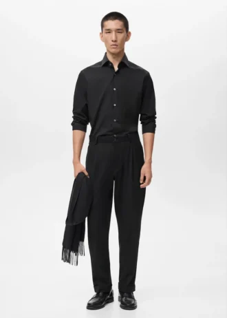 Košile ze 100% bavlny se slim fit střihem Košile ze 100% bavlny se slim fit střihem