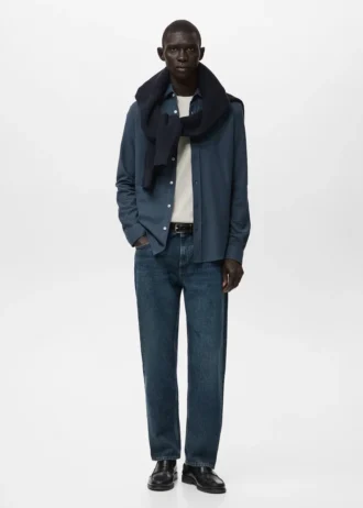 Košile ze 100% bavlny se slim fit střihem Košile ze 100% bavlny se slim fit střihem