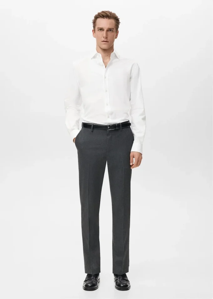 Košile ze 100% bavlny se slim fit střihem Košile ze 100% bavlny se slim fit střihem