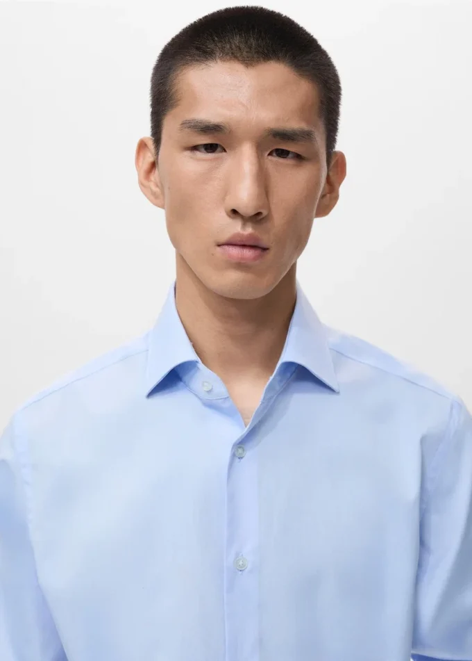 Košile ze 100% bavlny se slim fit střihem Košile ze 100% bavlny se slim fit střihem