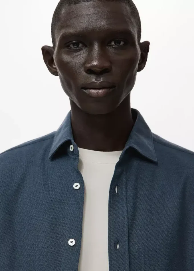 Košile ze 100% bavlny se slim fit střihem Košile ze 100% bavlny se slim fit střihem