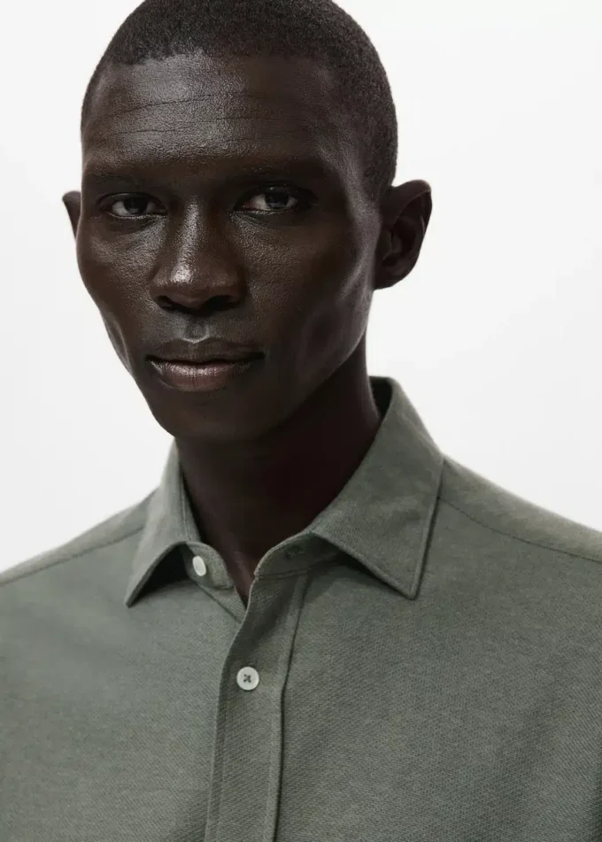 Košile ze 100% bavlny se slim fit střihem Košile ze 100% bavlny se slim fit střihem