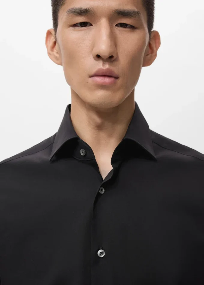 Košile ze 100% bavlny se slim fit střihem Košile ze 100% bavlny se slim fit střihem