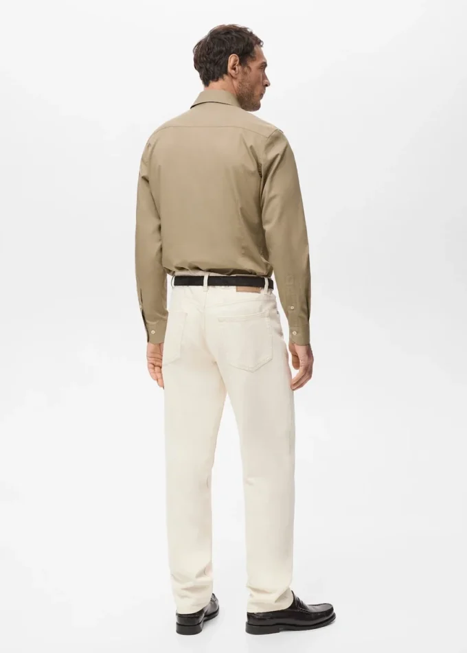 Košile ze směsi lyocellu a bavlny se slim střihem Košile ze směsi lyocellu a bavlny se slim střihem