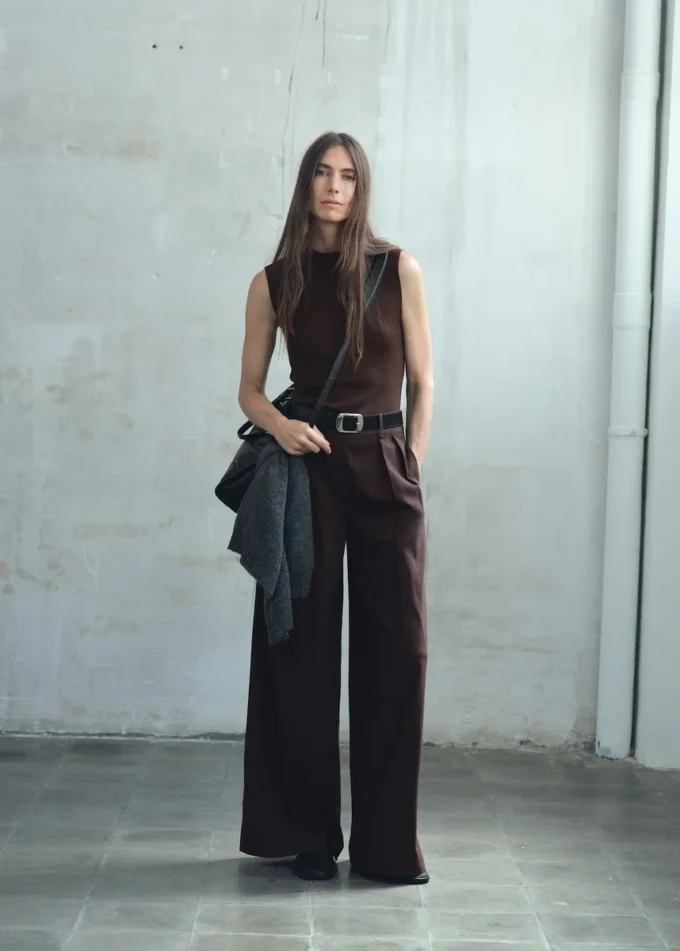 Kombinace kombinézy s proužky Kombinace kombinézy s proužky