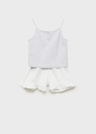 Kombinované bavlněné pyžamo