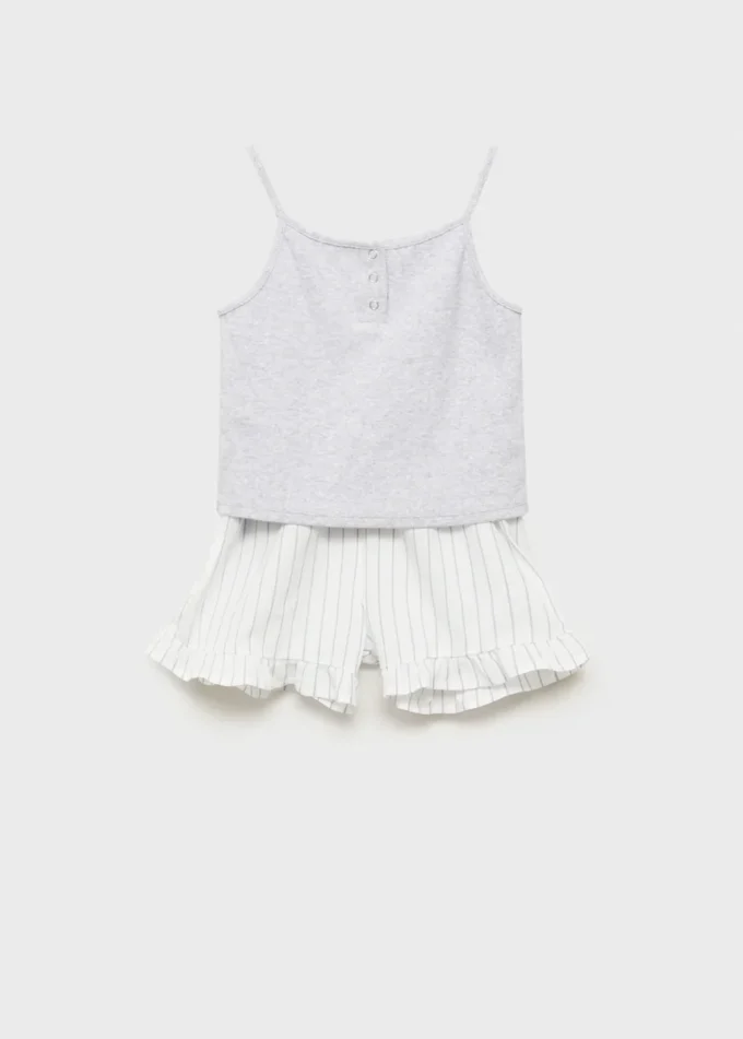 Kombinované bavlněné pyžamo Kombinované bavlněné pyžamo