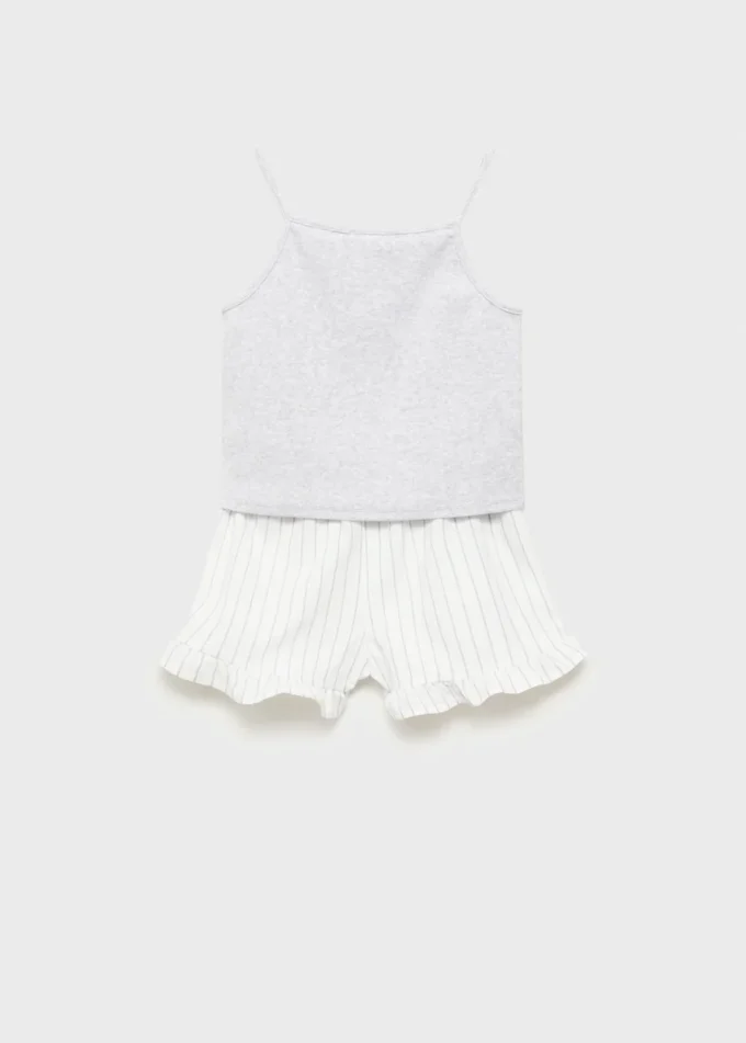 Kombinované bavlněné pyžamo Kombinované bavlněné pyžamo