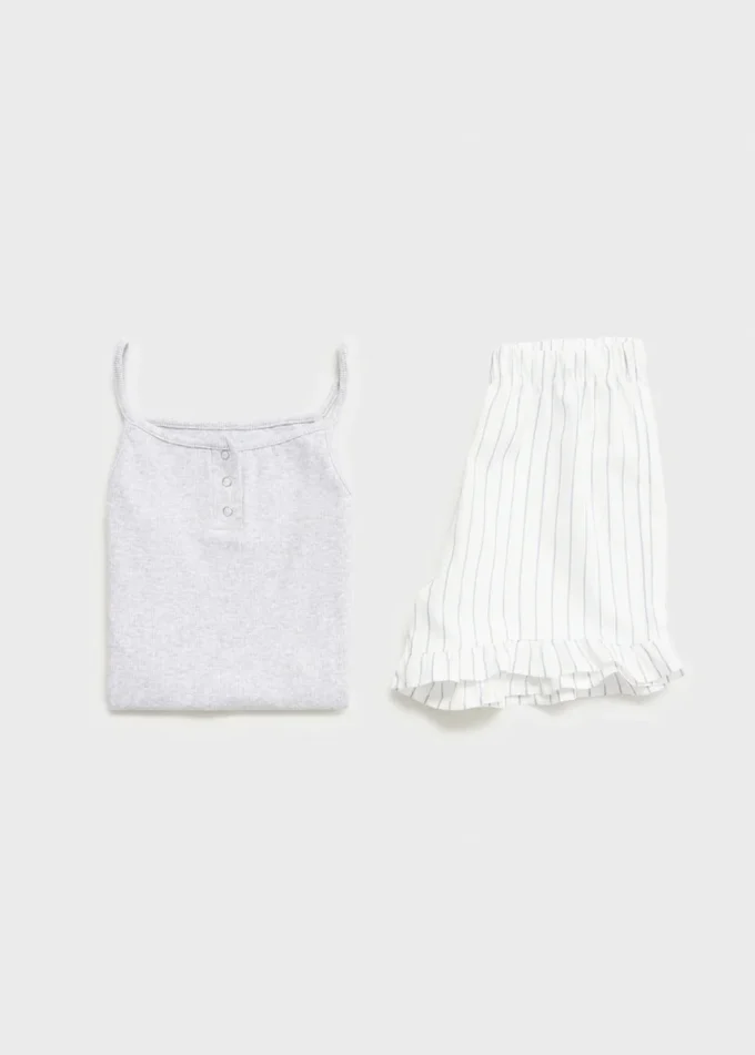 Kombinované bavlněné pyžamo Kombinované bavlněné pyžamo