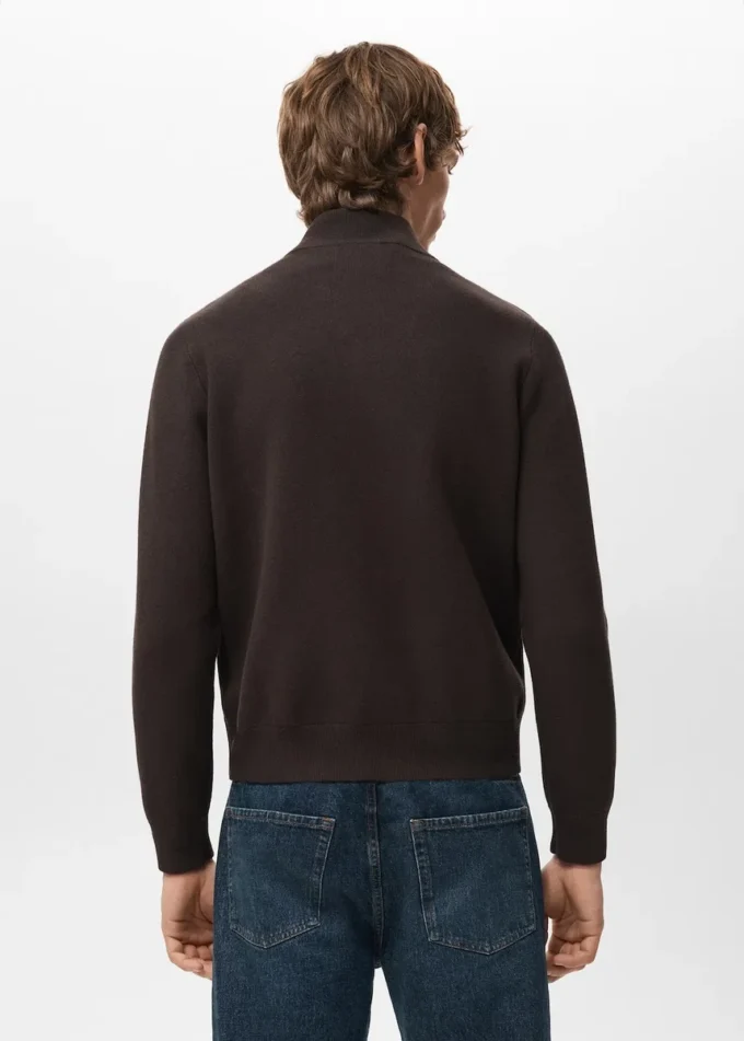 Kombinovaná kožená a semišová bunda Kombinovaná kožená a semišová bunda