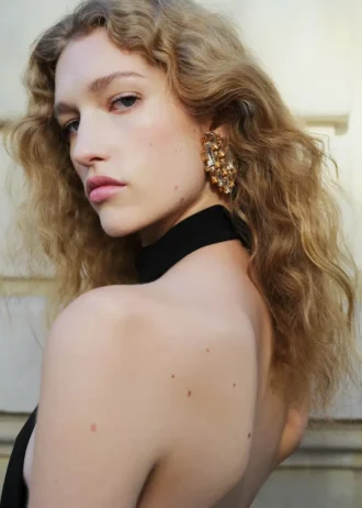 Kombinované krystalové náušnice