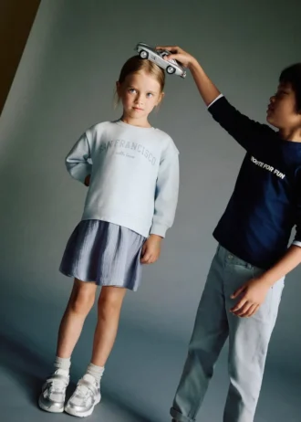 Kombinované mikinové šaty