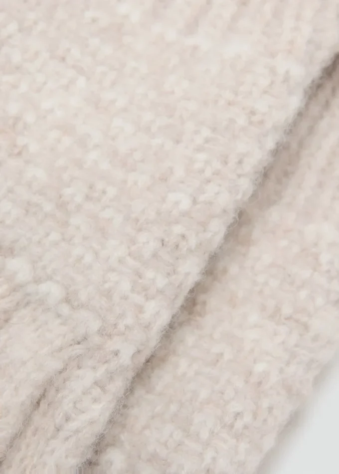 Kombinované pletené rukavice Kombinované pletené rukavice