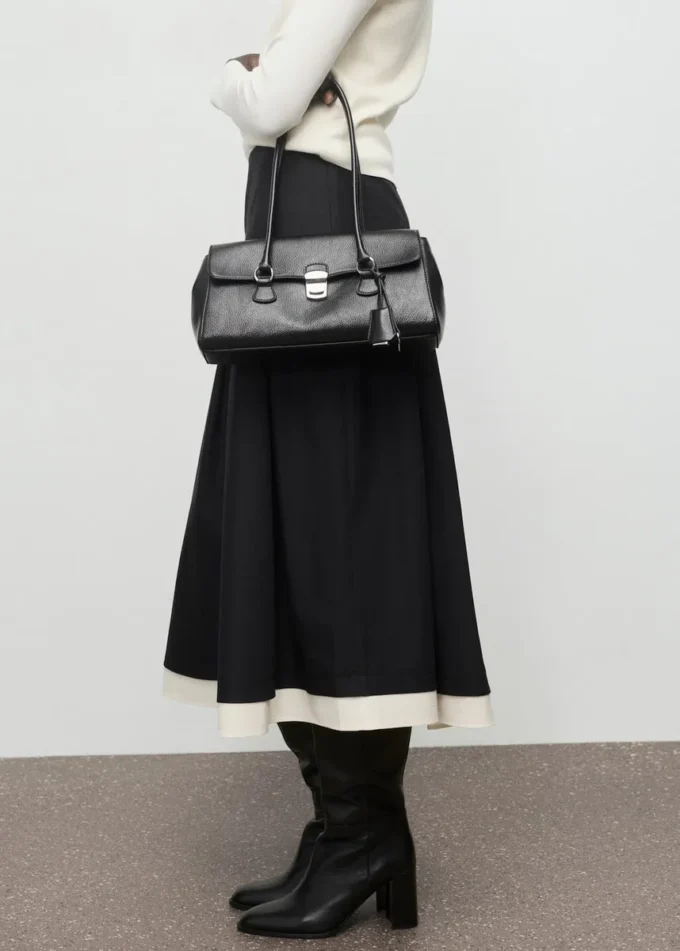 Kombinovaná plisovaná sukně Kombinovaná plisovaná sukně