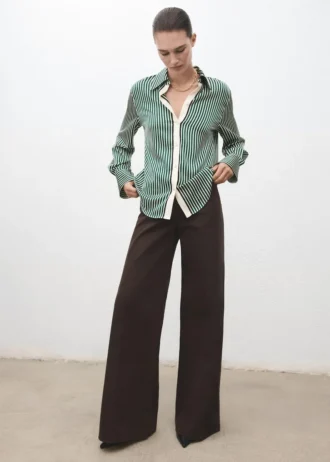 Kombinovaná pruhovaná košile