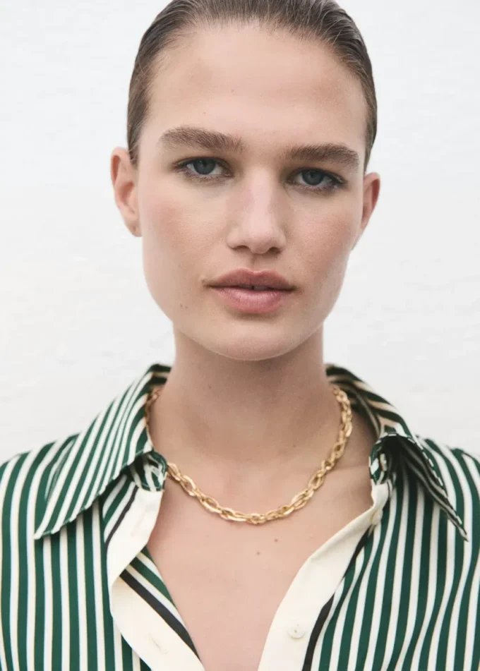 Kombinovaná pruhovaná košile Kombinovaná pruhovaná košile