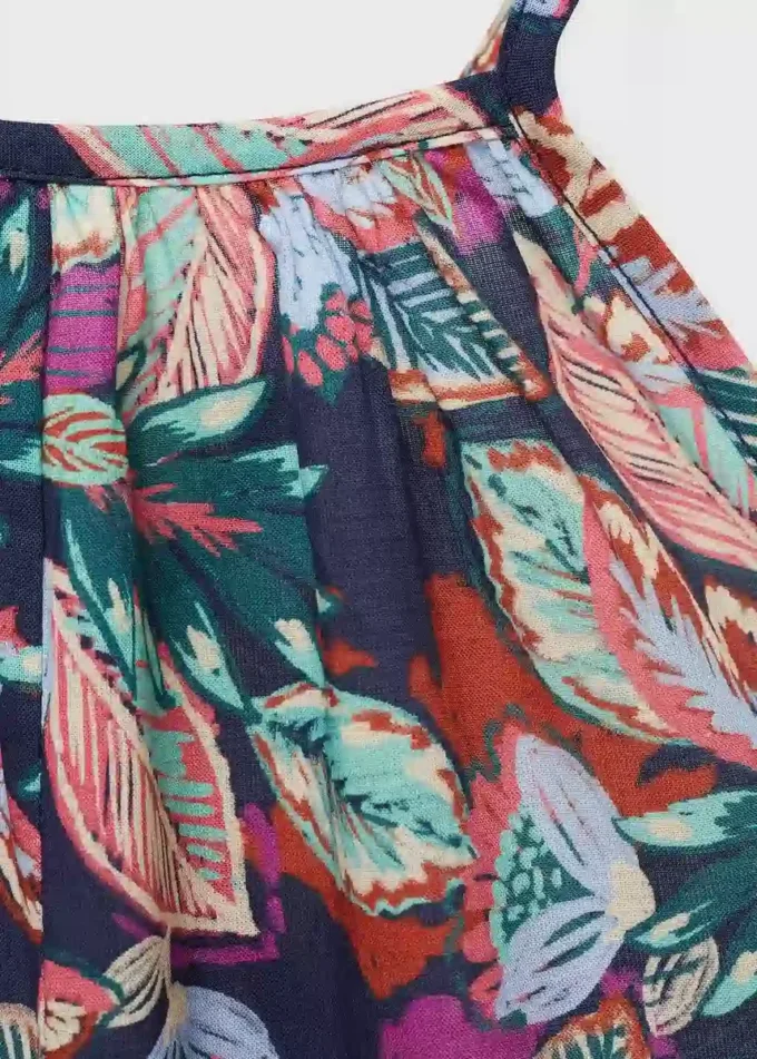 Kombinéza s květinovým potiskem Kombinéza s květinovým potiskem