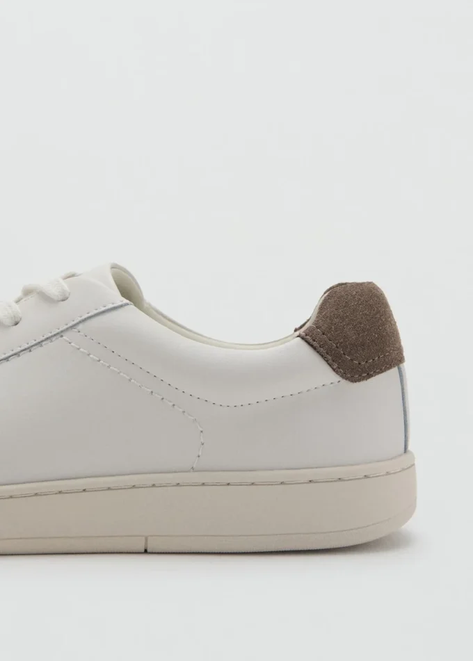 Kontrastní kožené tenisky Kontrastní kožené tenisky