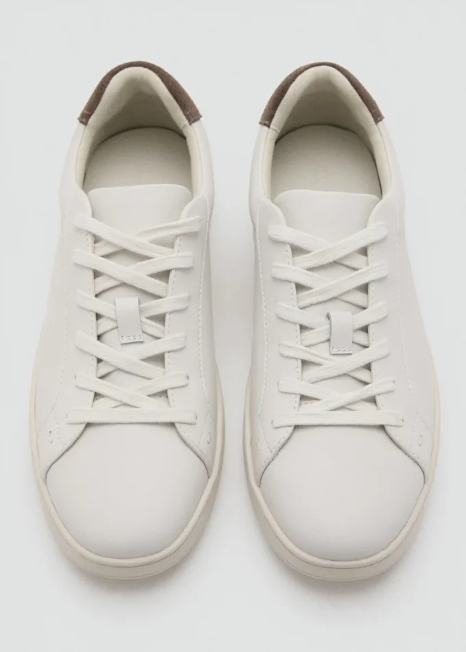 Kontrastní kožené tenisky Kontrastní kožené tenisky