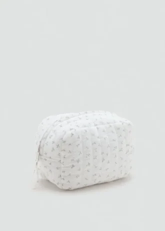 Kosmetická taška s květinovým potiskem